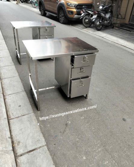 Bàn làm việc inox 201