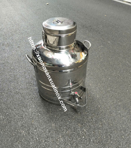 Bình inox 304  có vòi
