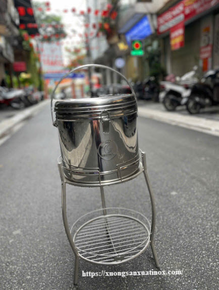 Bình inox có lắp