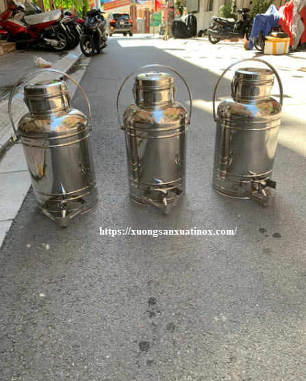 Bình inox đựng nước 20 lít