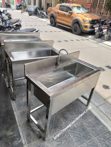 Chậu inox một hố
