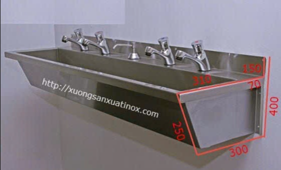 Chậu rửa tay cho công nhân