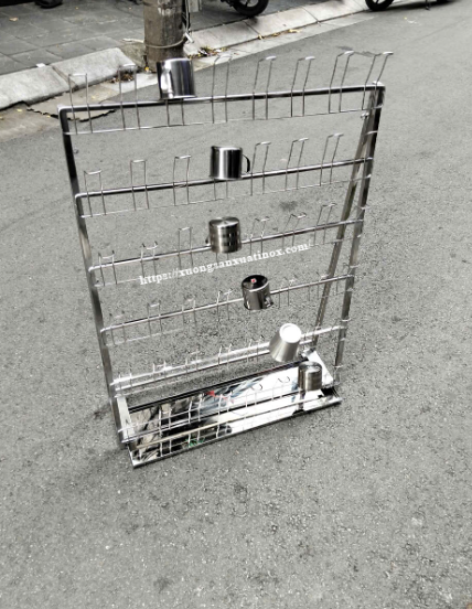 https://xuongsanxuatinox.com/Giá inox úp 48 cốc Hình ảnh