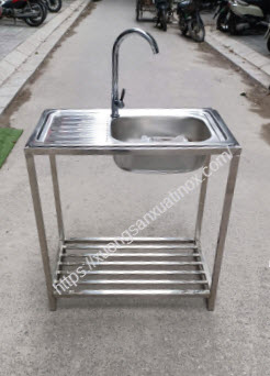 Kệ chậu inox toán Huệ