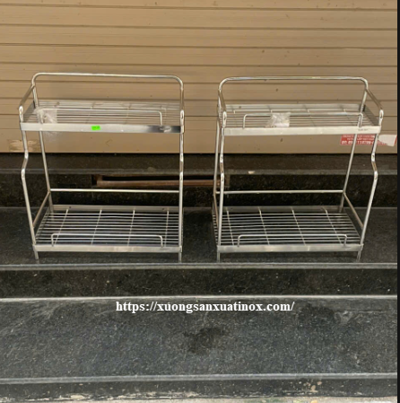 Kệ inox 2 tầng đa năng