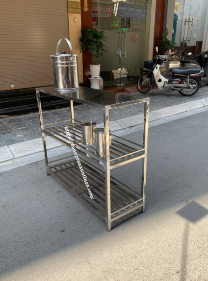 Kệ Inox 3 Tầng Đa Năng