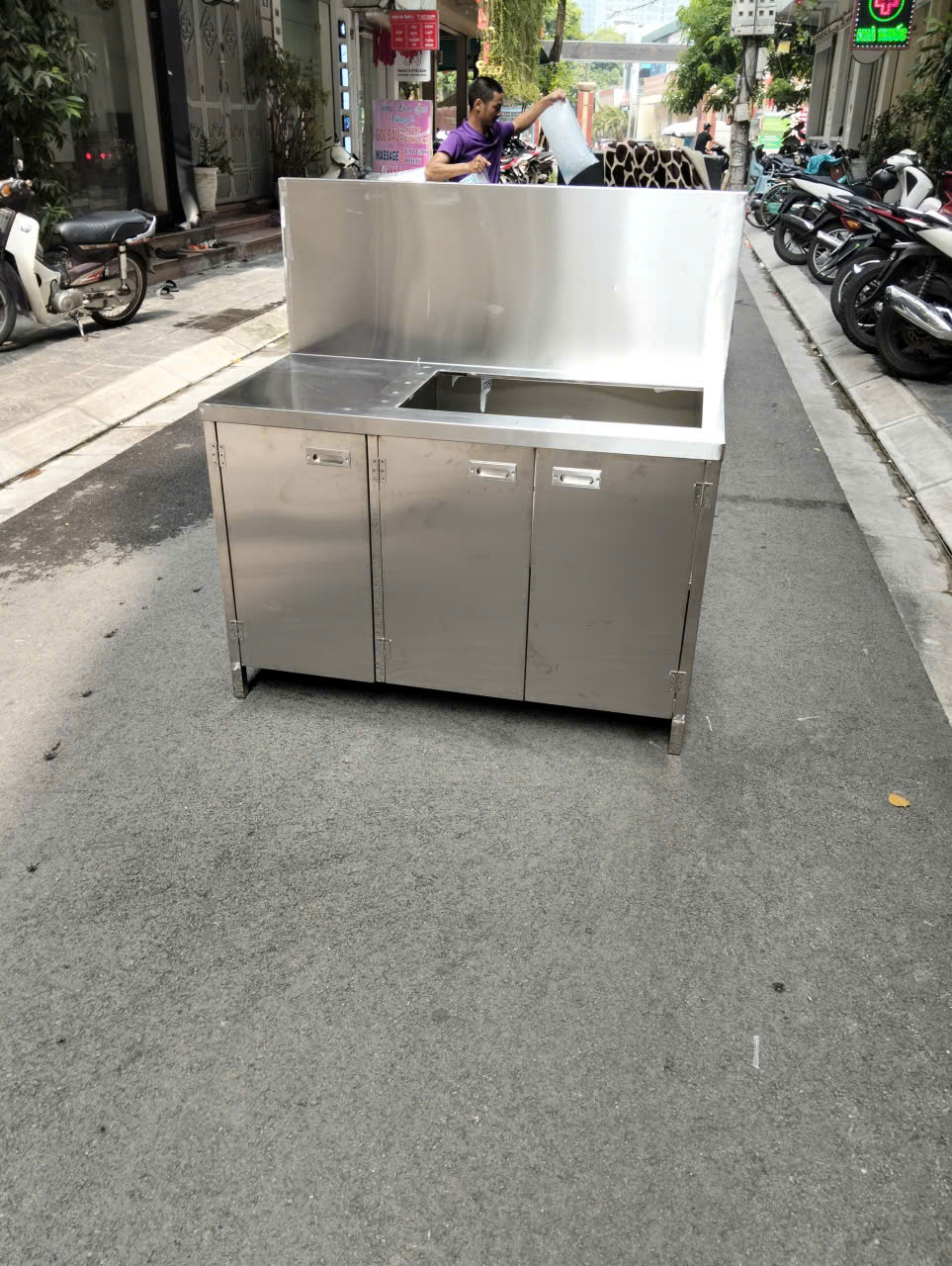 Kệ inox cho bếp từ