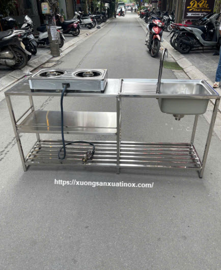 Kệ inox đa năng cho nhà bếp