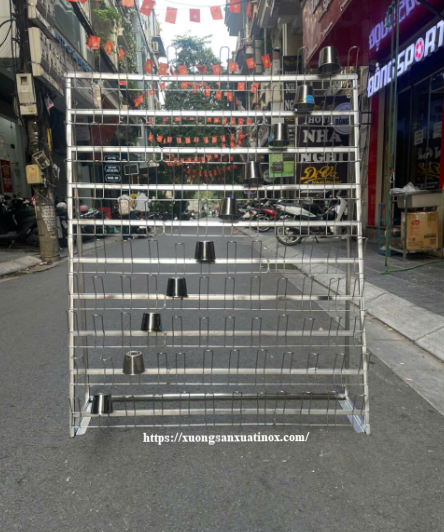Kệ úp ca ,cốc inox