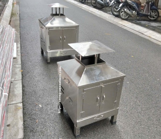 Lò hoá vàng mã inox toán Huệ