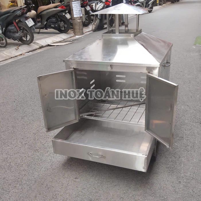 Lư đốt vàng mã inox thờ cúng