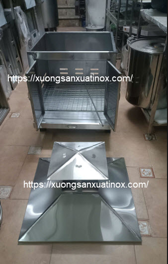 https://xuongsanxuatinox.com/Lư inox  hóa vàng mã cho khách sạn-Hình ảnh