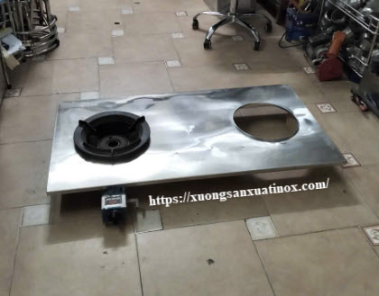 Mặt bếp ga công nghiệp inox