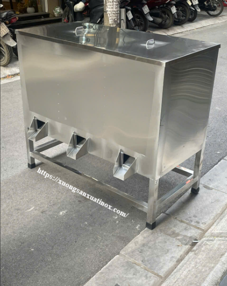 Thùng đựng gạo inox 100kg
