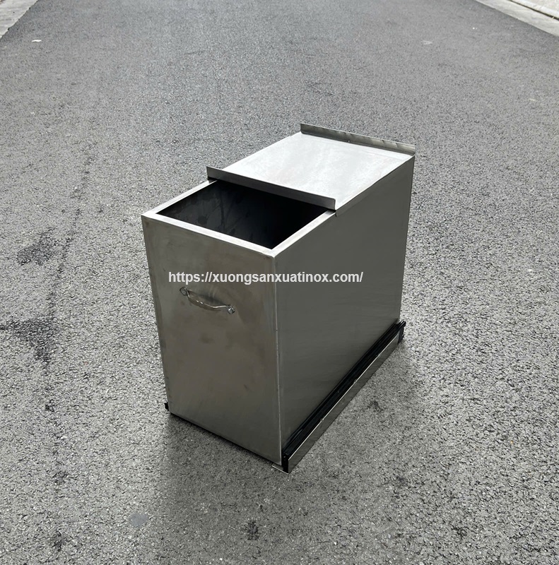 Thùng đựng gạo inox 304