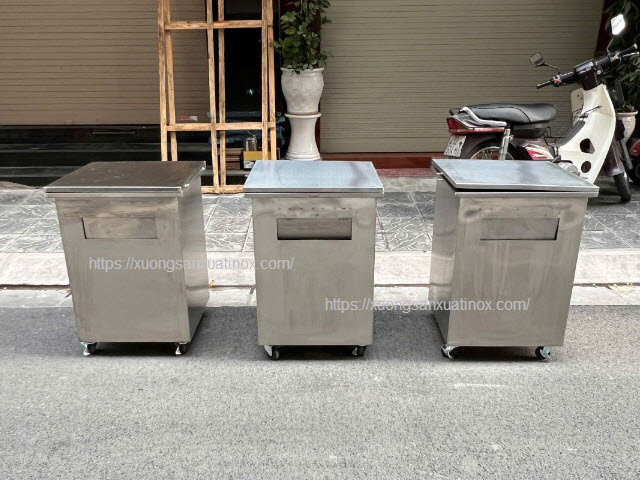 Thùng rác inox 304 cao cấp