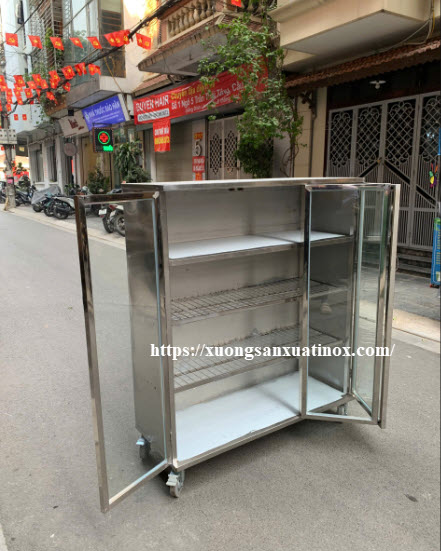 Tủ 2 cánh inox 304