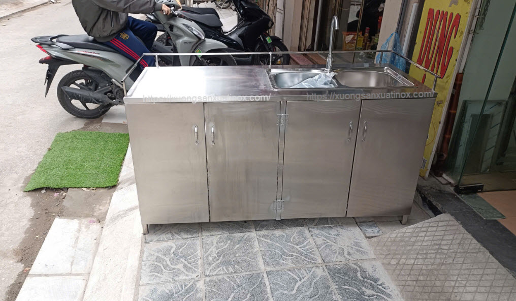 Tủ bếp inox giá rẻ