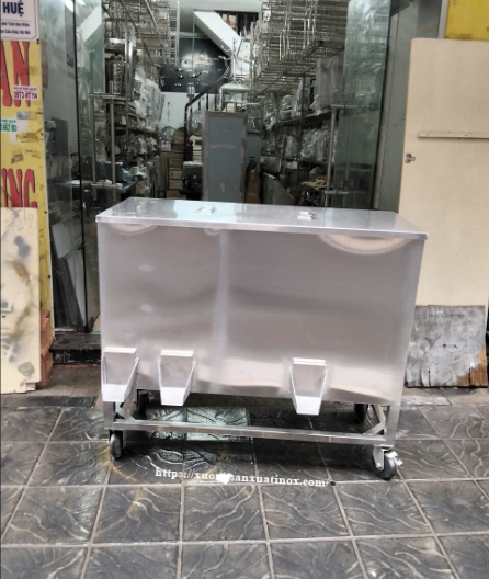 Tủ đựng gạo inox nhà bếp