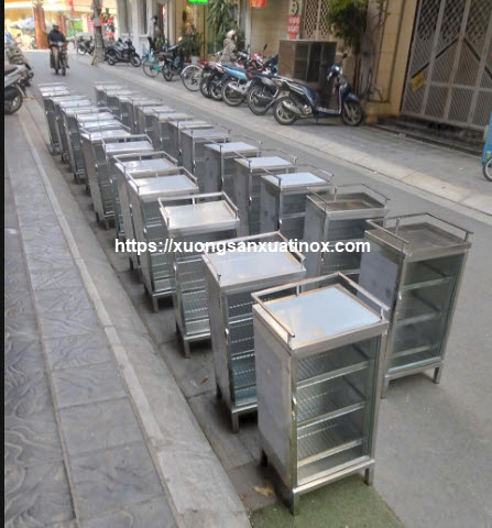 Tủ úp cốc inox  làm theo yêu cầu