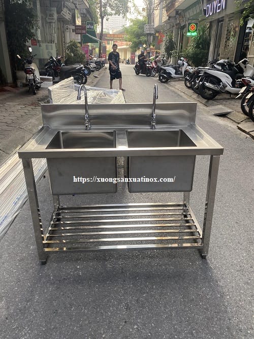 Chậu rửa inox công nghiệp giá rẻ