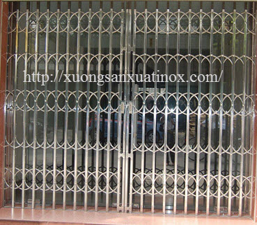 Cửa xếp inox gia đình