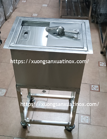 Thùng đá inox âm bàn là gì? Ưu điểm, cấu tạo và công dụng chi tiết