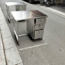 Bàn làm việc inox 201