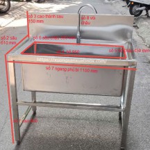 Bản vẽ chậu rửa inox