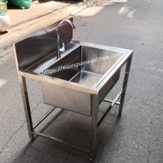 Chậu rửa nhà bếp làm theo yêu cầu inox 304