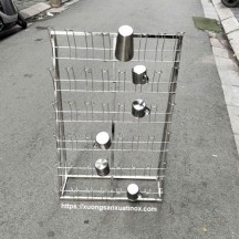Giá úp cốc inox 48 cốc