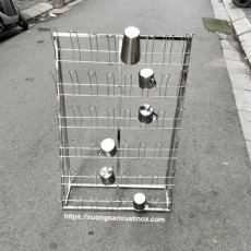 Giá úp cốc inox 48 cốc