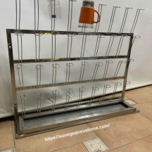 Giá úp cốc inox loại 32 cái