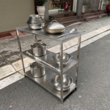 Kệ 3 Tầng Inox Đa Dụng