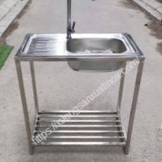 Kệ chậu inox toán Huệ