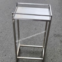 Kệ inox 1 tầng làm theo yêu cầu