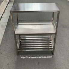 Kệ inox 3 tầng nhà bếp