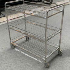 Kệ inox 3 tầng tiện lợi