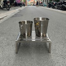 Kệ inox để xô 1 tầng giá tốt