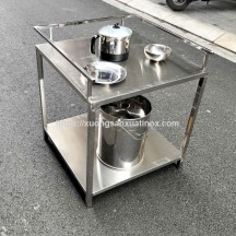 Kệ inox y tế 2 tầng