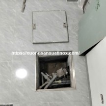 Lắp bể ngầm inox để máy bơm nước