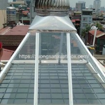 Lắp đặt quả cầu thông gió giếng trời