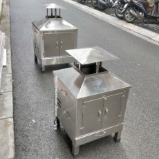 Lò hoá vàng mã inox toán Huệ