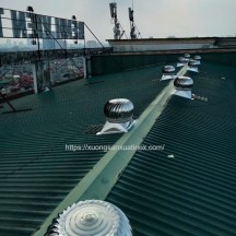 Quả cầu thông gió inox mái nghiêng