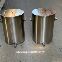 Thùng inox 100 lít có vòi