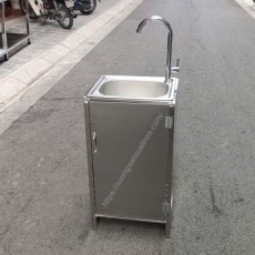 Tủ chậu một hố inox cho phòng khám