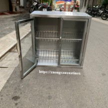 Tủ inox úp bát đĩa treo tường