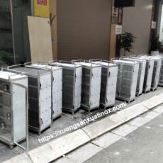 Tủ úp cốc 2 cánh inox