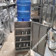 Tủ úp cốc inox Trường học giá rẻ